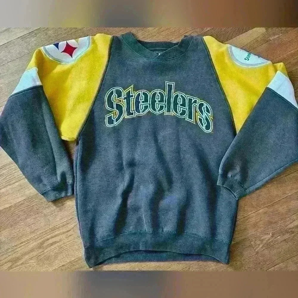 Vintage Pittsburgh Steelers Stitched Crewneck - Picture 1 of 6